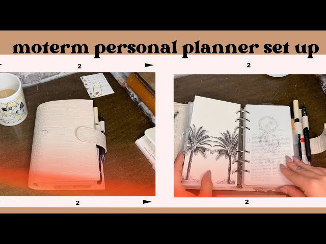 May set up and flip through | moterm personal planner