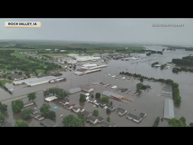 At least one killed in South Dakota, evacuations oredered in Iowa after flooding