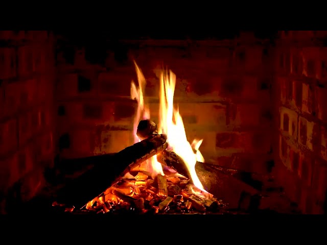 A video featuring a warm, crackling fireplace in stunning 4K resolution. Perfect for creating a rela