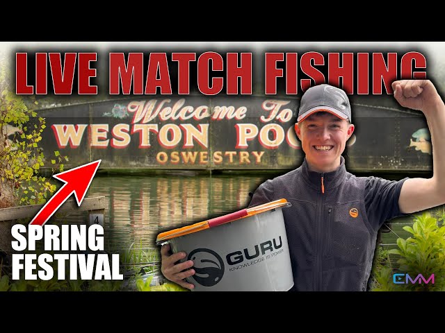 LIVE MATCH Action at Weston Pools ~ Tackle Guru John Oliver Memorial Spring Festival Coverage