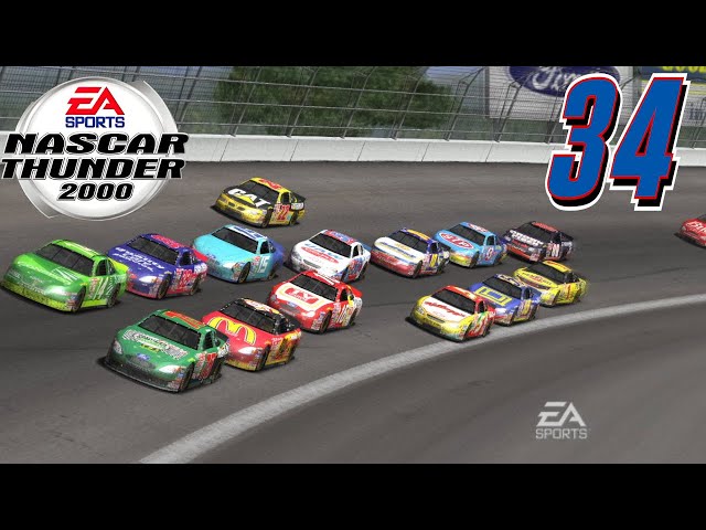Season 1 Finale! The WORST TIMED CAUTION! | NASCAR Thunder 2000 Career Mode Episode 34