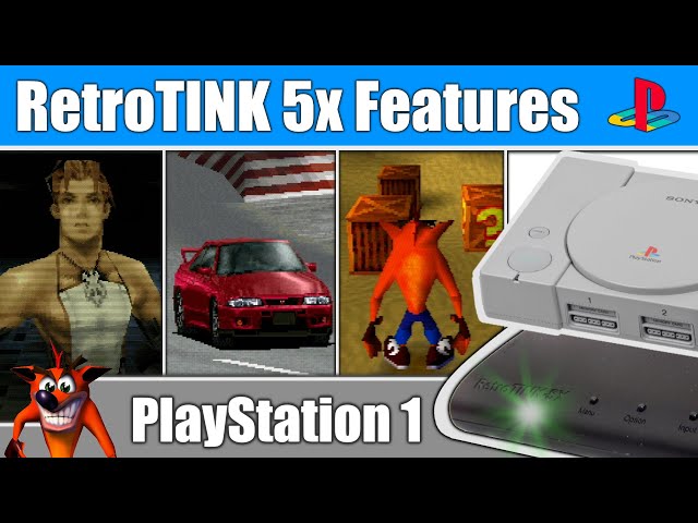 RetroTINK 5x Features Showcase with the Playstation 1 & Best HDMI Solution for PS1 | Gameplay 1440p