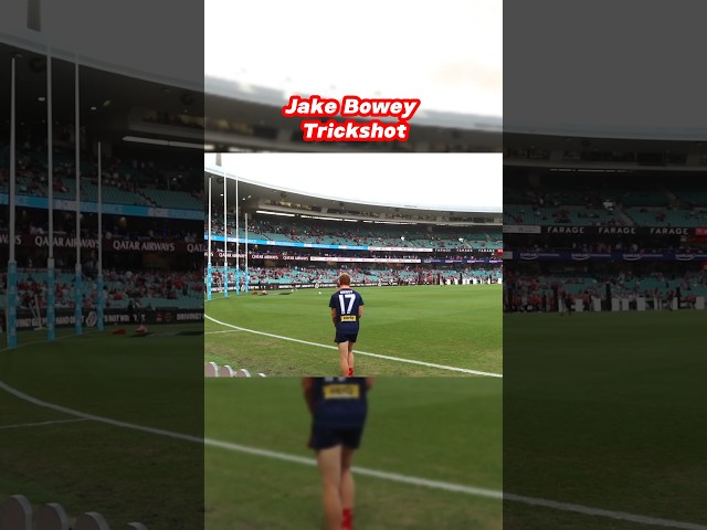 Jake Bowey AFL Trickshot 😮‍💨🔥🏉