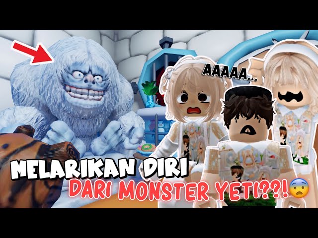 DIKEJAR MONSTER..!??😰 Melarikan Diri dari Yeti’s Ice Village Obby! | Roblox Indonesia 🇮🇩 |