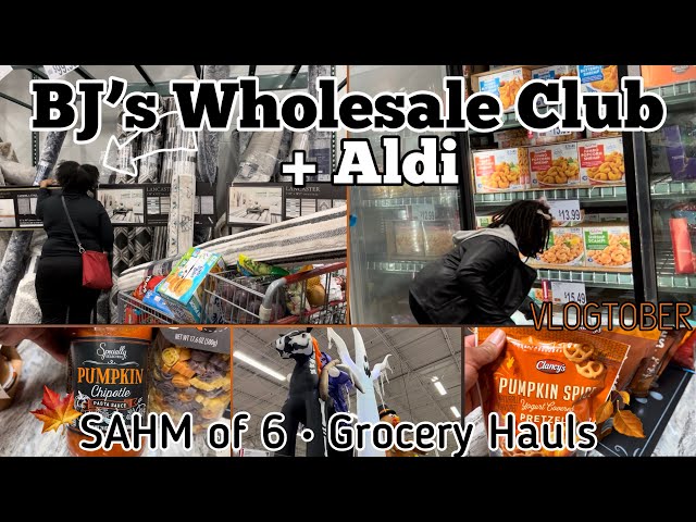 BJ'S WHOLESALE GROCERY HAUL | SPENT $408 to REPLENISH MY HOME | Vlogtober Day 15🎃#groceryhaul #mom