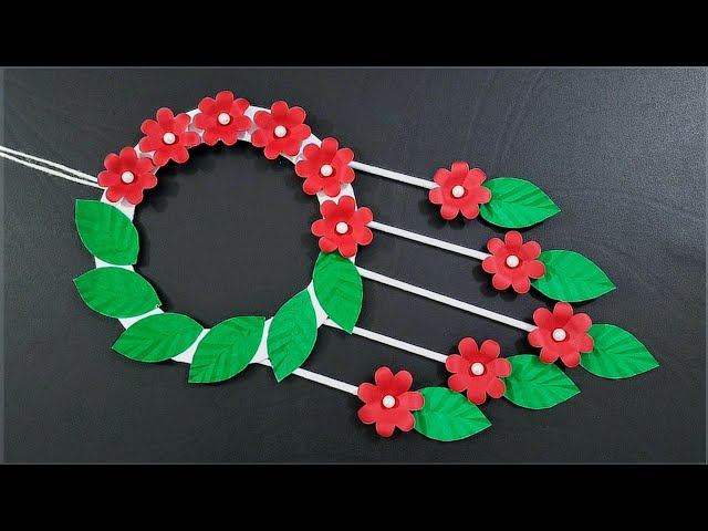Unique Flower Wall Hanging Ideas | Paper Craft | Quick Paper Craft for Home Decoration | Easy Craft