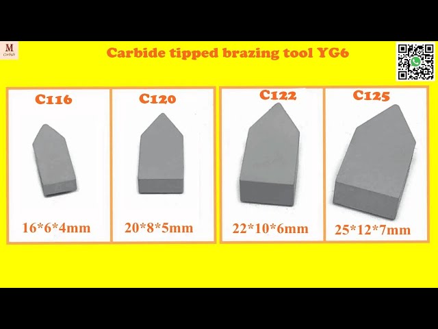 carbide tool brazed tip YG6 C122 FREE SAMPLES #carbidetools