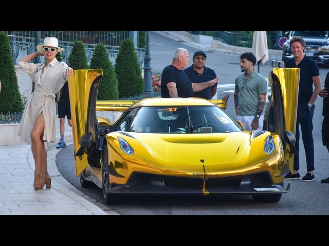 Billionaire POOYAN MOKHTARI Shows His Koenigsegg Jesko Attack to Everyone!! Carspotting Monaco 2024