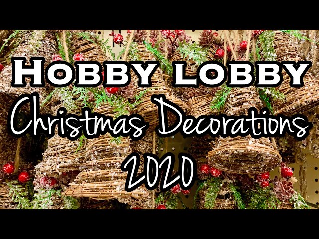 HOBBY LOBBY CHRISTMAS DECORATIONS 2020 • CHRISTMAS DECOR 2020 • SHOP WITH ME • STORE WALK THROUGH