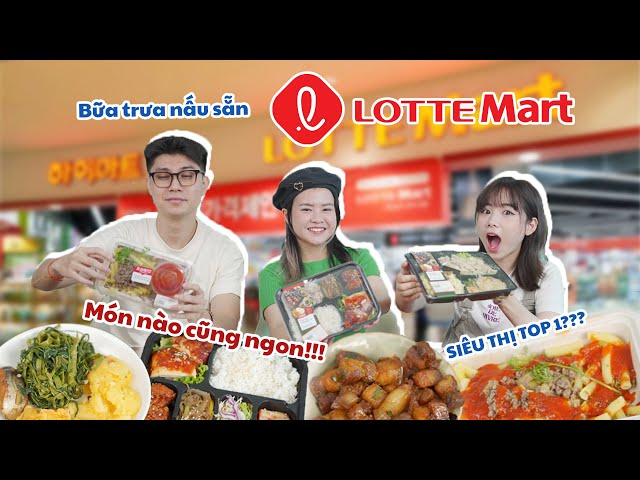 Team UT: Bữa trưa nấu sẵn tại Lotte Mart - Ngon ngất ngây?! |Series “Bữa trưa siêu thị”|