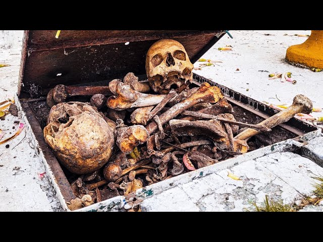Witchcraft in the Terrifying Ossuary of the Olivos Cemetery in Argentina