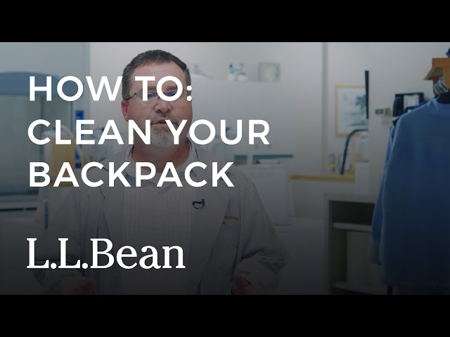 How to Wash Your Backpack | L.L.Bean