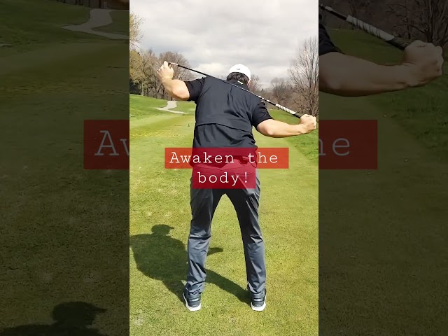 Do This For 5 Mins Before you Tee Off To Awaken Your Best Golf Swing #simplegolf #golf