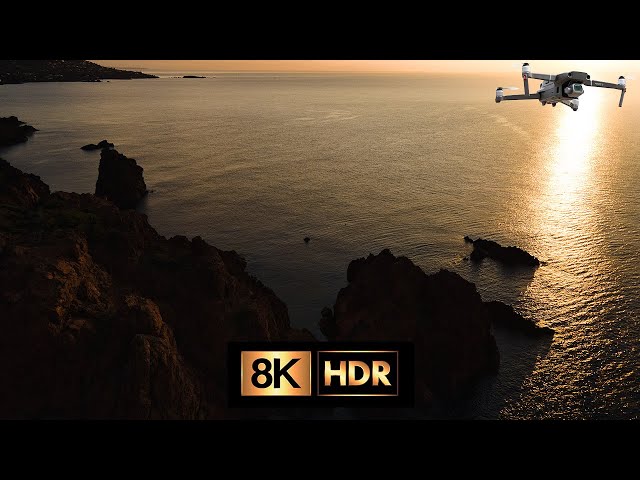 Dramont at Sunrise - 8K HDR - Aerial views