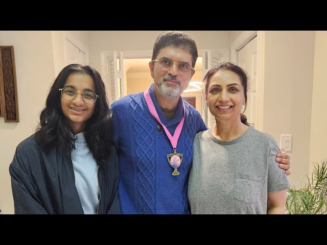 Inspiring story of our runner Nimesh Dave overcoming a heart attack and winning a special medal!