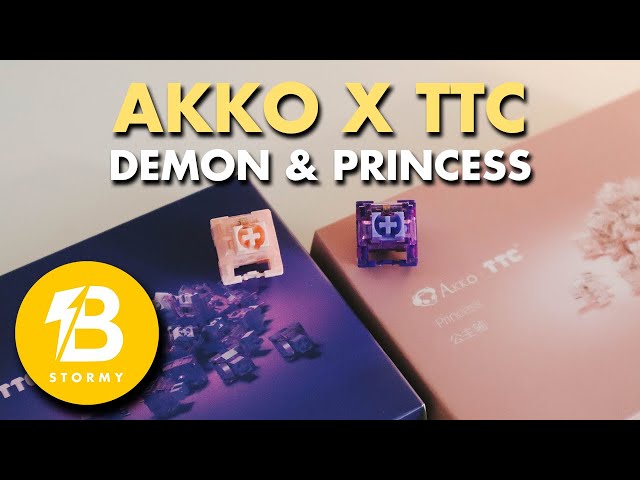 THOCKY SWITCHES! Akko x TTC Demon & Princess Review + Sound Test...