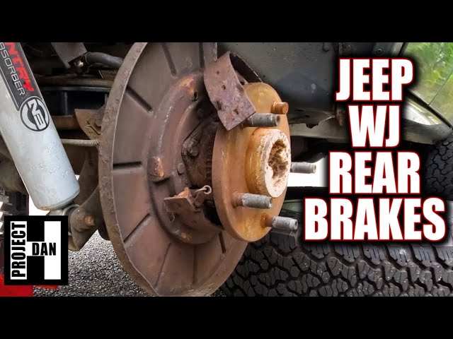 JEEP GRAND CHEROKEE WJ 1999-2004  E BRAKE & REAR  BRAKES - PARKING BRAKE SERVICE (LOST VIDEO 2)