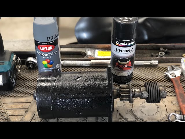 Painting a Model A starter!
