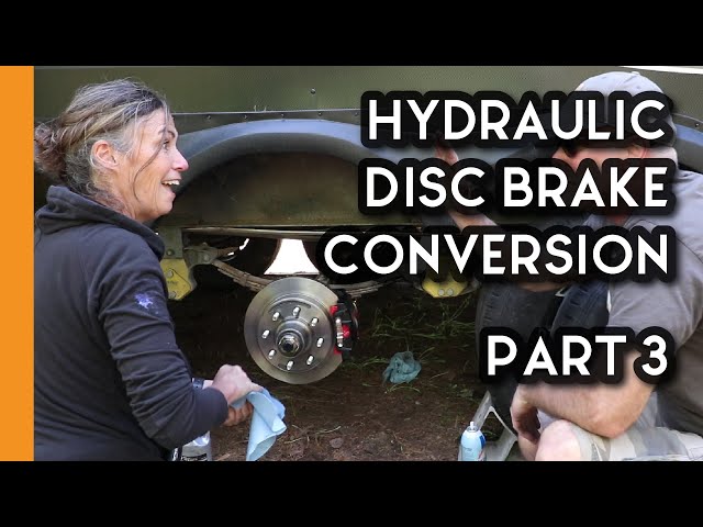 Trailer Hydraulic Disc Brake Conversion - Part 3 - Finish and Test - Full Time RV Living