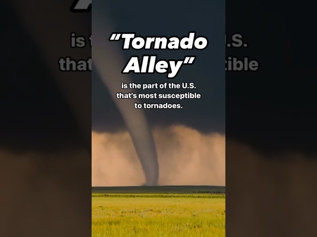 “Tornado Alley" is shifting #shorts