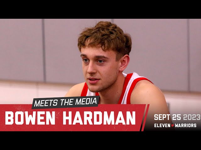 Bowen Hardman talks about his expectations for the 2023-2024 Ohio State MBB season