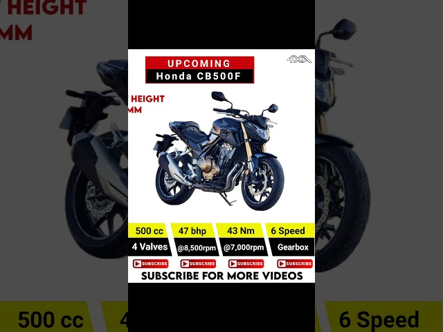 Upcoming Honda CB500F #upcomingbike #honda #hondacb500f #superbikes