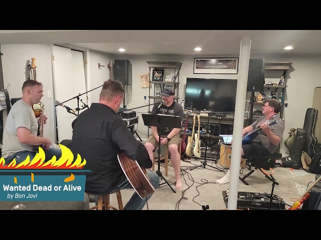 Dumpster Fire - "Wanted Dead or Alive" by Bon Jovi (Cover) - Live Rehearsal