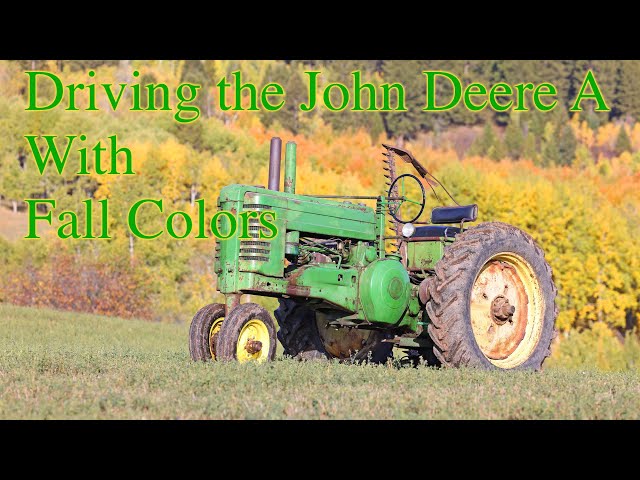 Driving the A Up and Down A Steep Hill with Fall Colors