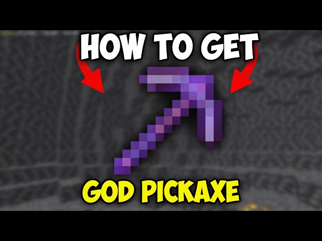 How to Get GOD PICKAXE in Minecraft 1.21