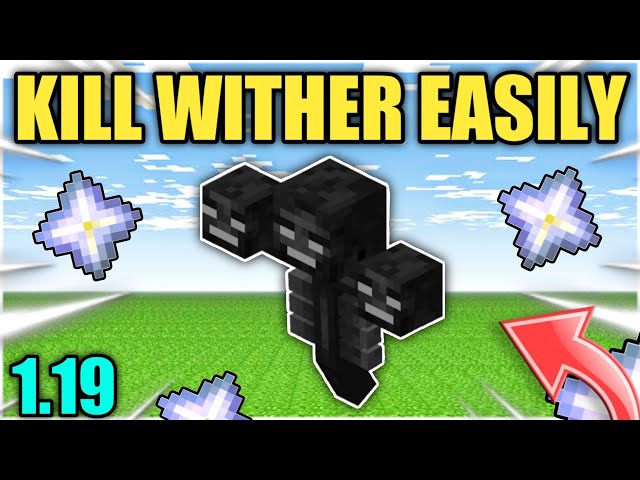 HOW TO KILL WITHER IN MINECRAFT EASILY || MINECRAFT TIPS AND TRICKS #5 || HINDI ||