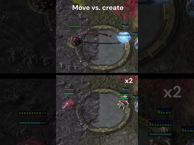 Move or create that spine? #gaming #rts #starcraft2