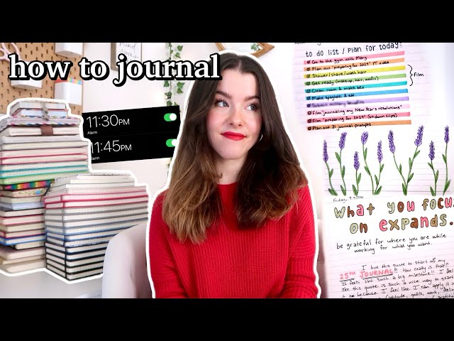 how to become "that girl" that journals✍🏻📚💖 | (how to journal and stay consistent)