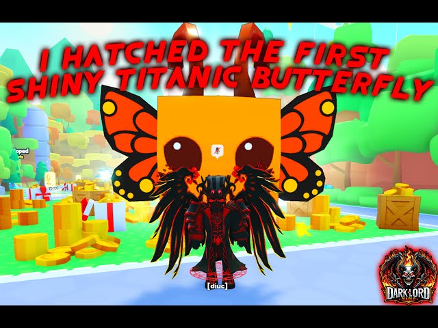 I Hatched the 1st Shiny Titanic Butterfly in Pet Sim 99