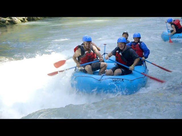 The most adventuresome whitewater rafting on the White Salmon River in Washington. The Upper Gorge!