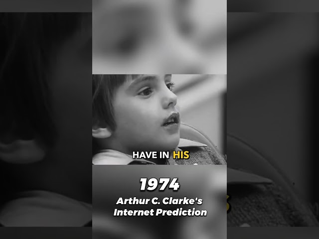 Arthur C. Clarke's Internet Prediction | Speeches Snippets | Internet History