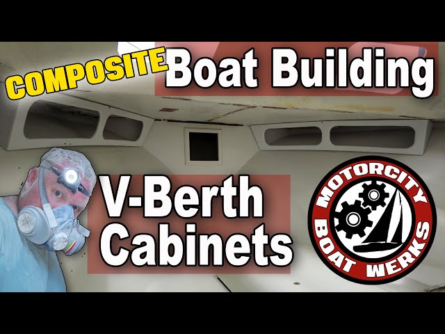 How to Build V-berth Boat Cabinets | Coosa Board | Sailboat Restoration Trawler Refit (Ep24)