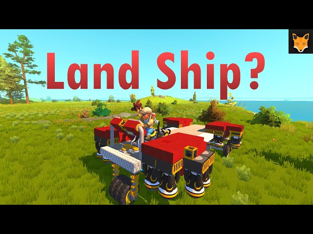 Building a "land"(+air and water ship) with your suggestions PT 2 in Scrap Mechanic