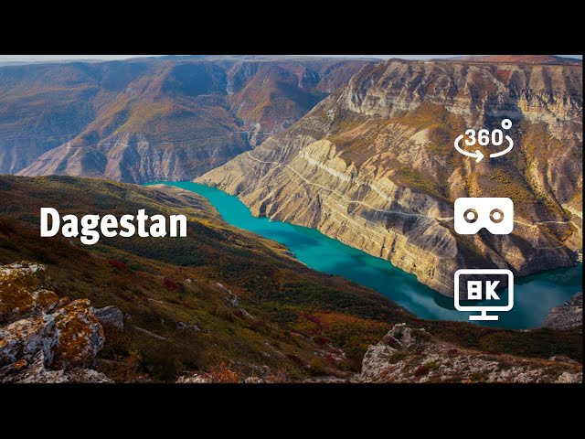 Dagestan, Russia. The most beautiful views (VR video 360 8K)