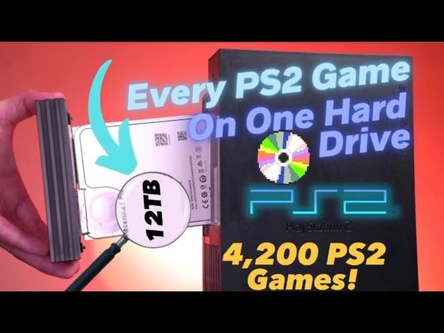 PS2 12TB Mod w/4,200 PS2 Games & Cheats! 🎮🕹️