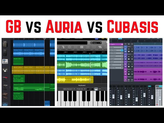 Which MOBILE DAW is right for you? | GarageBand, Auria Pro, Cubasis 3