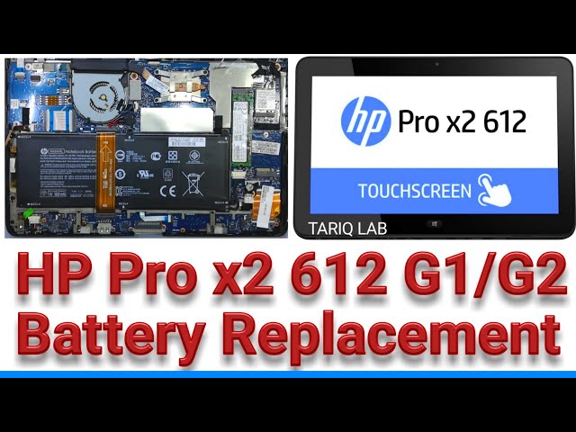 HP Pro x2 612 Battery Replacement | HP Pro x2 612 G1 Tablet