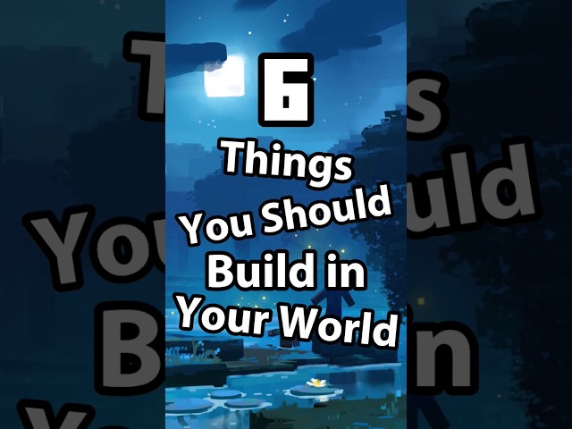 6 Must-Build Decorations in Your World! #shorts