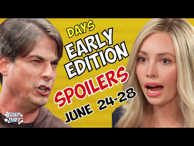 Days of our Lives Early Weekly Spoilers June 24-28: Lucas Out & Theresa Panics #dool #daysofourlives