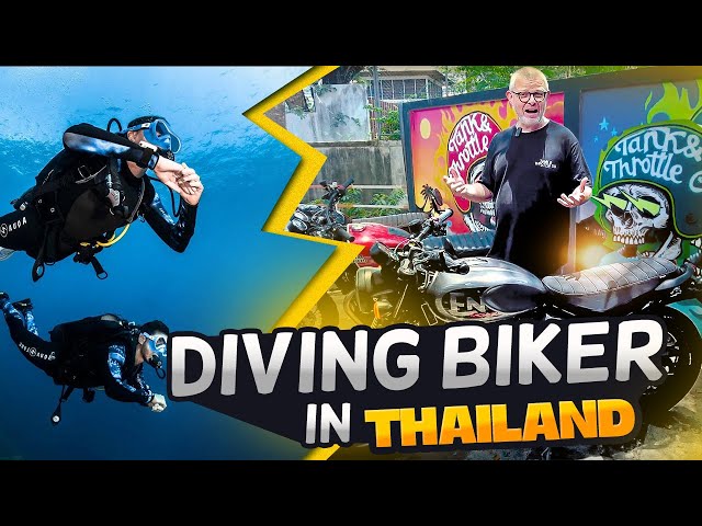 In 2023 ex Diving Instructor Scott opened an exciting new Bikers' Hub - Tank & Throttle - in Phuket.