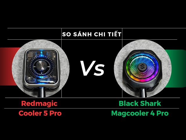 Redmagic Cooler 5 Pro Vs Black Shark Magnetic Cooler 4 Pro