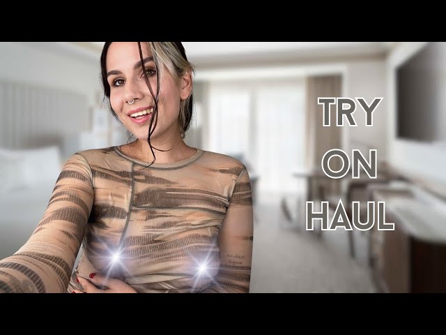 [4K] 2024 Dry vs Wet | Try on Haul | transparent clothing review | Live Stream