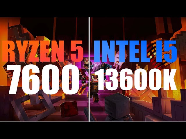Ryzen 5 7600 vs Core i5 13600K BENCHMARKS
