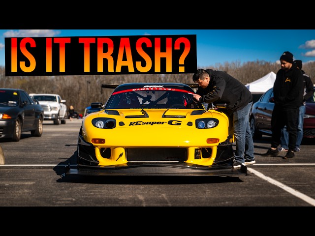 Can a Show Car RX7 Go Fast at the Race Track? // Track Tested Ep. 1