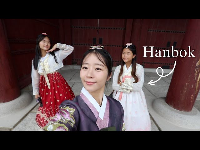 WE WORE KOREAN TRADITIONAL DRESS FOR 24 HOURS!