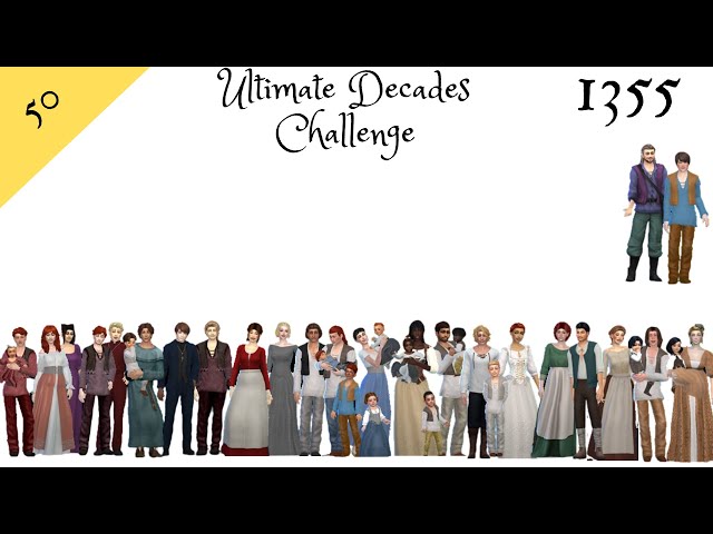 1355 - The Loss of an Heir - Ultimate Decades Challenge - The Sims 4